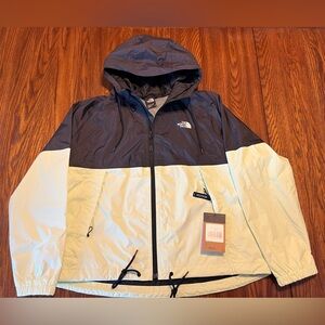 THE NORTH FACE ANTORA RAIN JACKET HOODIE UTILITY LIMECREAM DRYVENT -NWT WOMEN XL